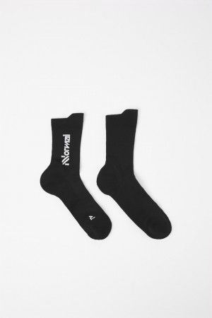 NNormal Merino socks N2AMS01-001 Socks Black | QFECM3954