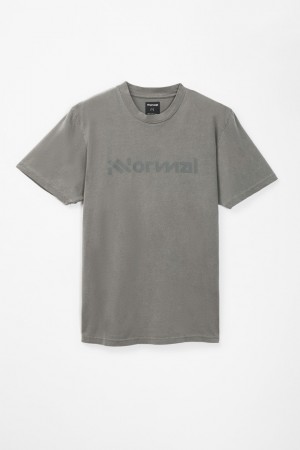 NNormal Organic cotton t-shirt N2CUTS1-001 T-shirts Grey | VLPZU1720