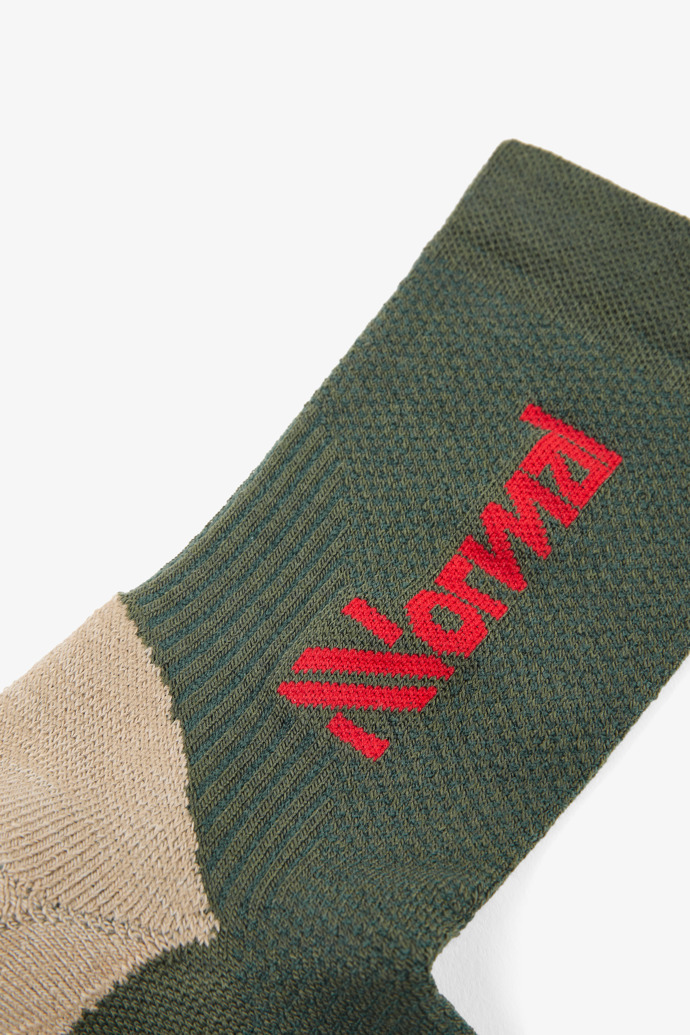 NNormal Merino socks 2 N2AMS02-003 Green | LYCPM9235