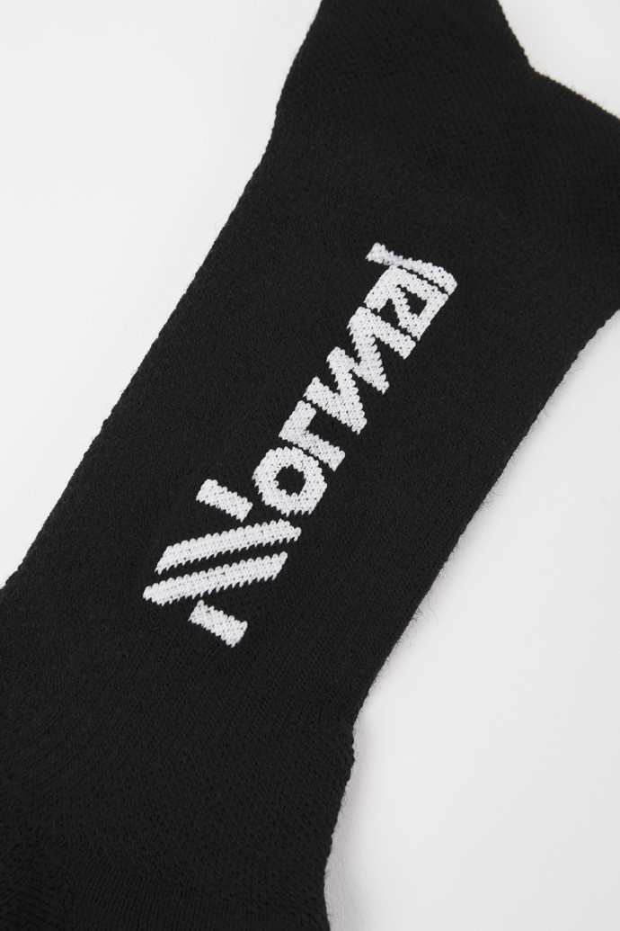 NNormal Merino socks N2AMS01-001 Socks Black | EBLCQ4893