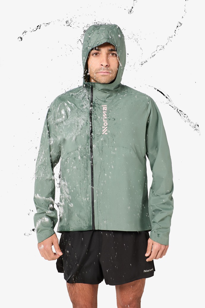 NNormal Trail rain jacket N2CMRJ1-002 Green | KEWCV5179