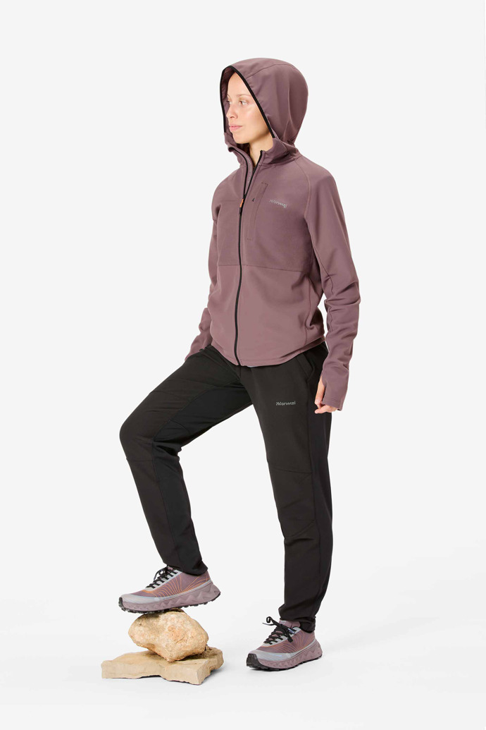 NNormal active warm jacket N2CWAJ1-002 Jackets Purple | EUGXP8906